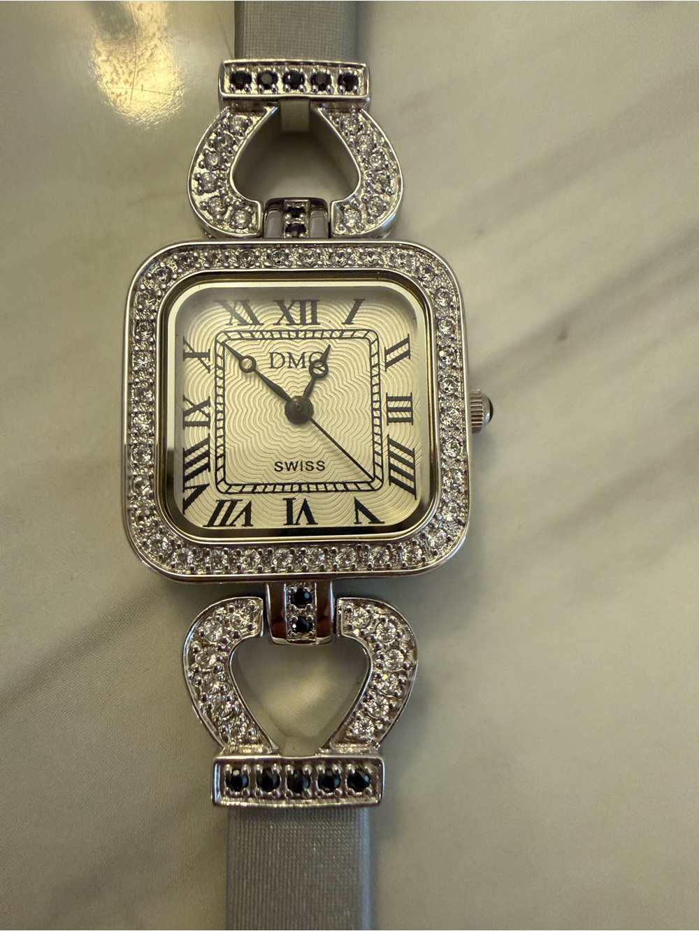 Diamonique Swiss Crystal Accent Watch